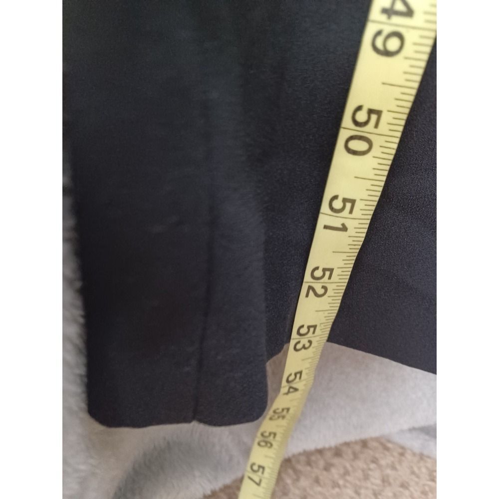 J Crew 365 Black Jumpsuit Sz 6 3/4 Sleeves High Rise Taper Leg Faux Wrap Casual - Picture 5 of 12